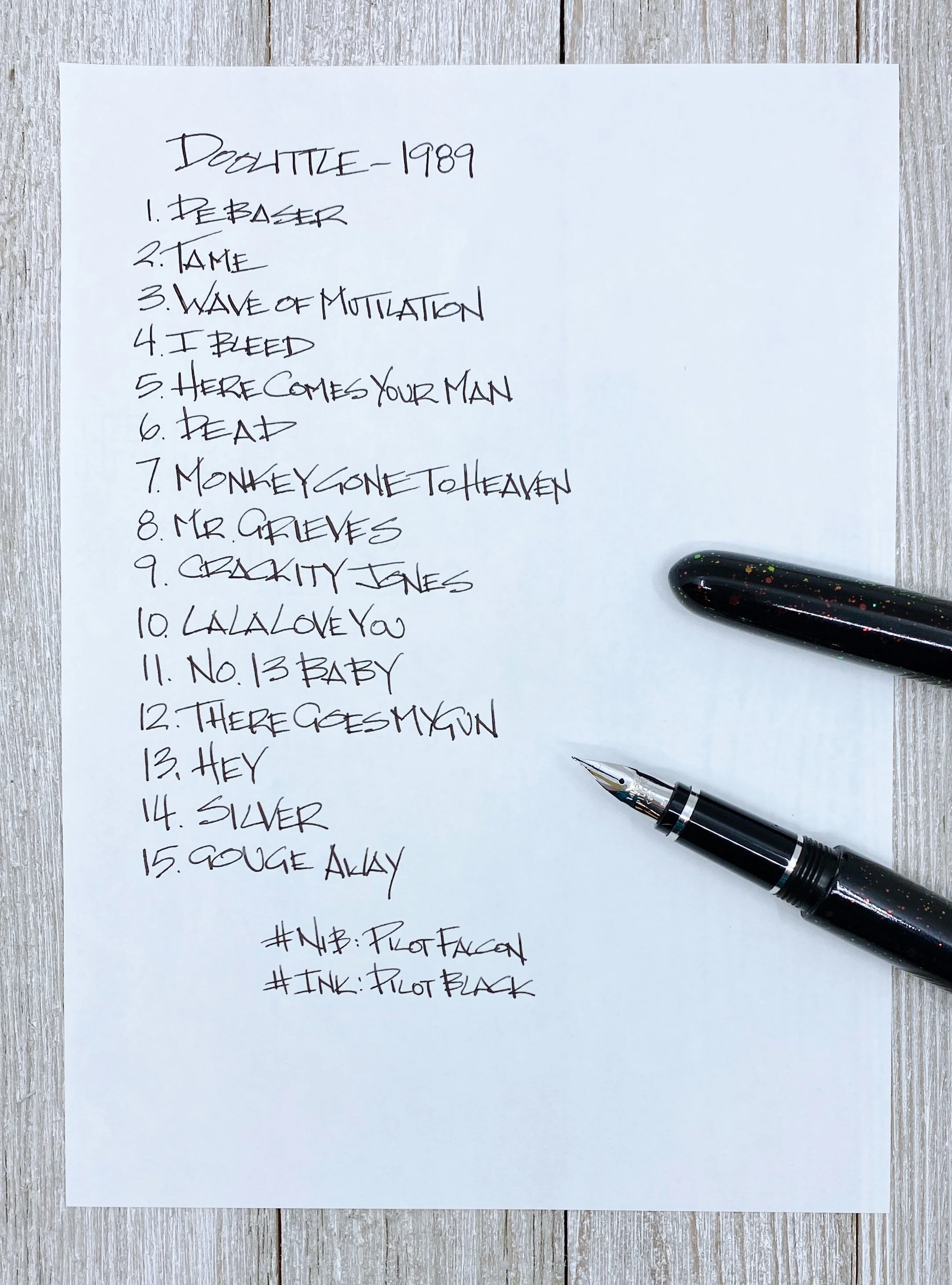 STEEL FLEX 「スティール フレックス」 NIB インクラインベンチ Franklin-Christoph Steel Flex Nib Review — The Pen Addict